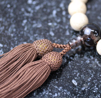 男性用数珠（京念珠）星月菩提樹・茶水晶仕立の通販・販売