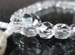 女性用数珠（京念珠）本水晶　８mm玉仕立の通販・販売