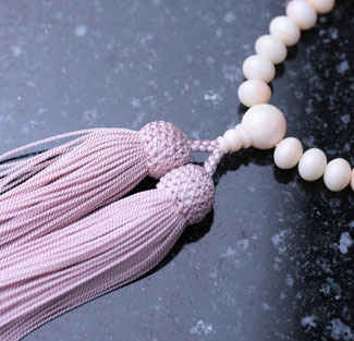 女性用数珠（京念珠）本珊瑚　二輪の通販・販売