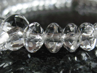 女性用数珠（京念珠）本水晶　スターシェイブカットの通販・販売