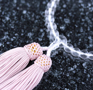 女性用数珠（京念珠）淡水真珠/水晶仕立ての通販・販売