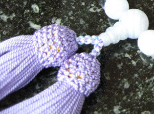 女性用数珠（京念珠）カルセドニー　共仕立ての通販・販売