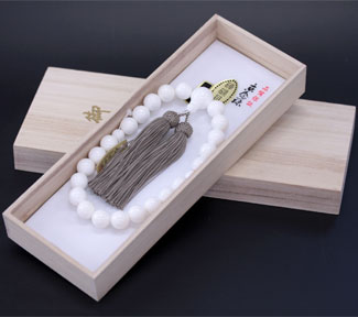 男性用数珠（京念珠）シャコ貝共仕立の通販・販売